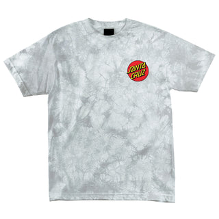 Santa Cruz Skateboards Shirt Meek Slasher Crystal Wash Silver