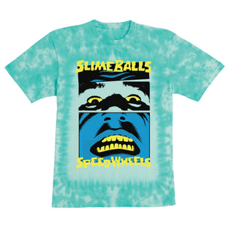 Slime Balls Wheels Shirt Speed Freak Teal Splatter