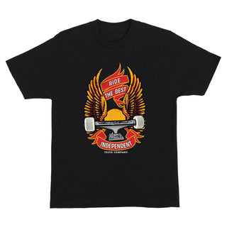 Independent Trucks Skateboard Shirt Ride Free Black