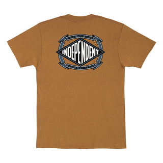 Independent Trucks Skateboard Shirt Summit Scroll Brown Sugar