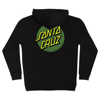 Santa Cruz Skateboards Hoody Other Dot Pullover Black/Leaf
