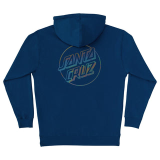 Santa Cruz Skateboards Hoody Opus Dot Pullover Navy/Oil Slick Foil