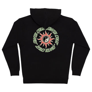Santa Cruz Skateboards Hoody Sol Spiral Zip Black