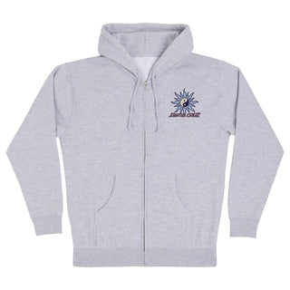 Santa Cruz Skateboards Hoody Sol Spiral Zip Grey Heather