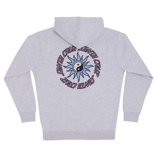 Santa Cruz Skateboards Hoody Sol Spiral Zip Grey Heather