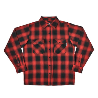 Independent Longsleeve Mission Red Plaid
