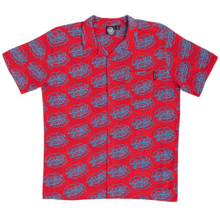 Santa Cruz Shirt Broken Dot Party Top Cardinal/Blue