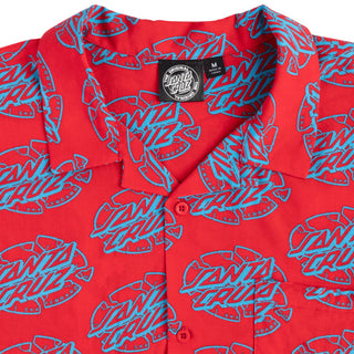 Santa Cruz Shirt Broken Dot Party Top Cardinal/Blue