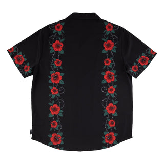 Santa Cruz Skateboards Shirt Screaming Cabana Party Top Black