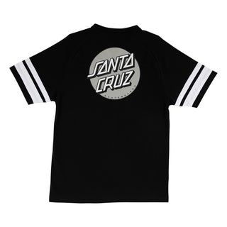Santa Cruz Skateboards Shirt Cruz Bond Henly Top Black/White