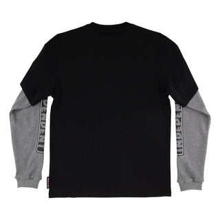 Independent Trucks Longsleeve Shirt Bar Logo Thermal 2Fer Black/Heather