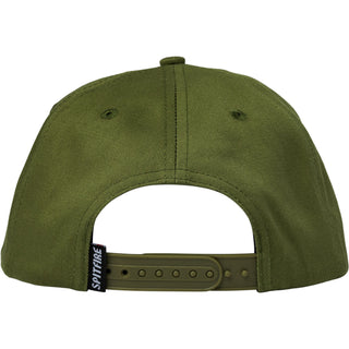Spitfire Wheels Hat Old E Arch Snapback Olive/Gold