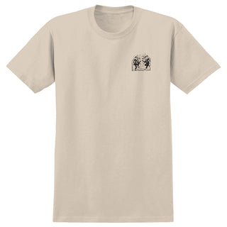 Anti Hero Skateboards Shirt Ruder Bwoys Heather Bone/Black