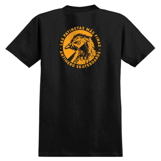 Anti Hero Skateboards Shirt Refrescos Black/Yellow