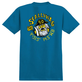 Anti Hero Skateboards Shirt Scallywag Sea Blue