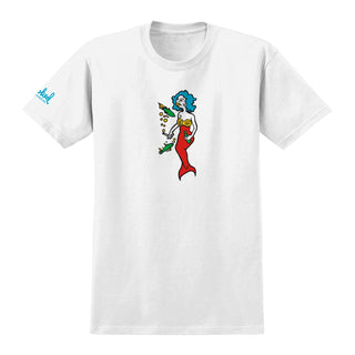 Krooked Shirt Mermaid White/Blue