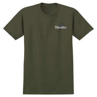 Thunder Trucks Shirt Bolt Script Military Green