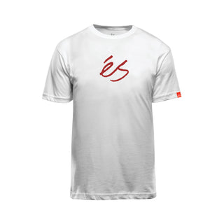 Es Shirt MID SCRIPT WHITE