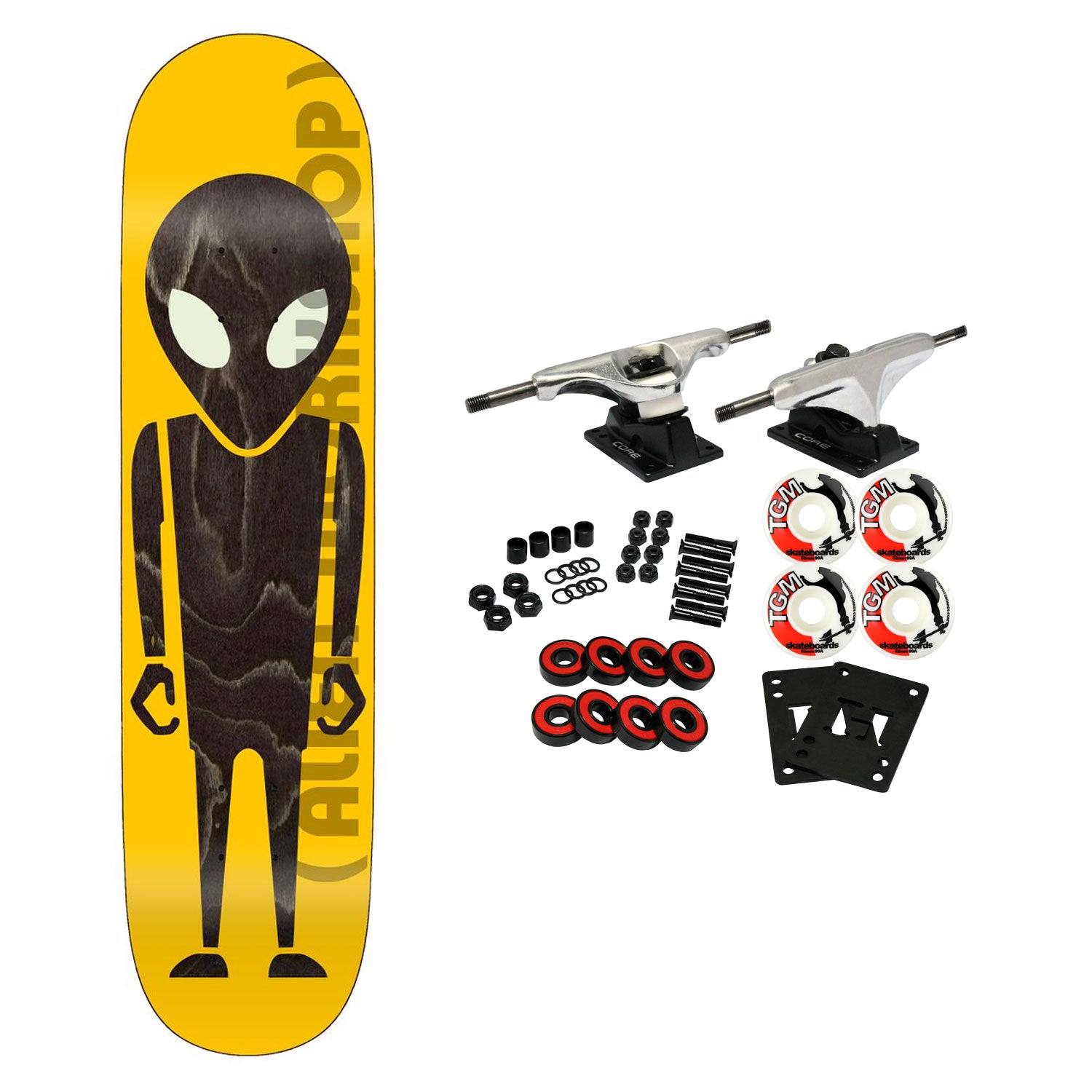 Alien Workshop Skateboard Complete Soldier Harvest Yellow