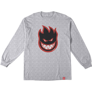 Spitfire Wheels Longsleeve Shirt Bighead Fill Ash/Black/Red