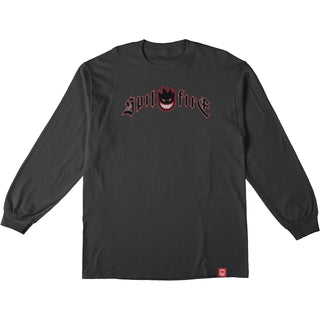 Spitfire Wheels Longsleeve Shirt Immortal Fire Black/Red
