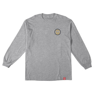 Spitfire Wheels Longsleeve Shirt Classic Swirl Overlay Sport Grey/Black/Yellow