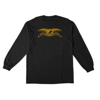 Anti Hero Skateboards Longsleeve Shirt Basic Eagle Black-Orange