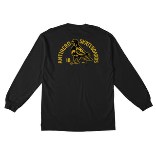 Anti Hero Skateboards Longsleeve Shirt Rock Dove Fill Black/Yellow