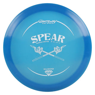 Gateway Disc Golf Diamond Spear Fairway Driver 9/6/-2/1 Blue/White 176 grams