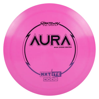 Gateway Disc Golf NXT Lite Aura Distance Driver 12/6/-2/1 Pink/Purple 161 grams