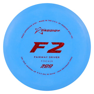 Prodigy Disc Golf 300 F2 Fairway Driver 7/5/-1/3 Blue/Red 171 grams