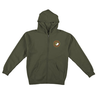 Anti Hero Skateboards Hoody Eagle Zip Army/Orange/Yellow/White