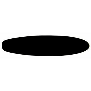 Moose Longboard Deck 9" x 40" Kicktail Black