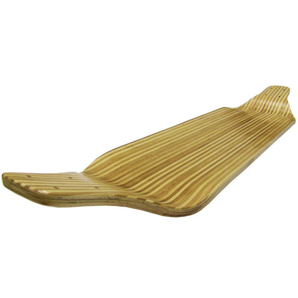 Longboard Moose Drop Down Deck 8" x 40" Zebra Bamboo – TGM Skateboards