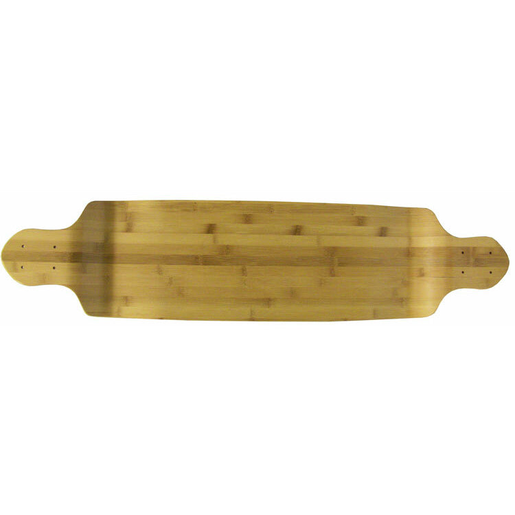 Longboard Moose Drop Down Deck 9.75" x 41.5" Top Bamboo – TGM Skateboards