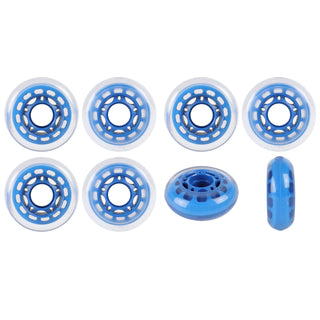 Player's Choice Roller Hockey Wheels - 5-Spoke Hub 68mm 78A Blue (8-Pack)