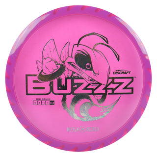 Discraft Disc Golf Fuzed Line Buzzz with Saw Pattern Midrange 5/4-1/1 Purple/Oil Slick 173-174g