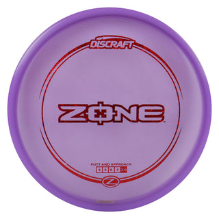Discraft Disc Golf Z Line Zone Putter 4/3/0/3 Purple/Red Shimmer 173-174g