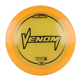 Discraft Disc Golf Z Lite Venom Distance Driver 13/5/0/3 Orange/Black 151-159g