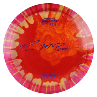 Discraft Disc Golf Paul McBeth Z Line Fly Dye Anax Distance Driver 10/6/0/3 Pink Red Splat/Navy 173-174g