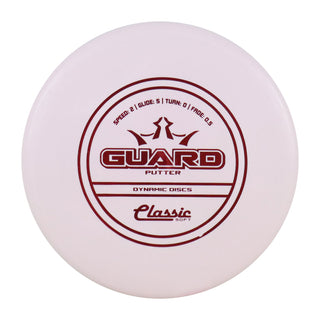 Dynamic Disc Golf Classic Soft Guard Putter 2/5/0/0.5 Light Pink/Red 174 grams