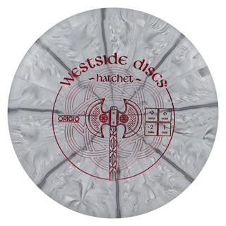Westside Disc Golf Origio Burst Hatchet Fairway Driver 9/6/-2/1 Grey/Red 174 grams