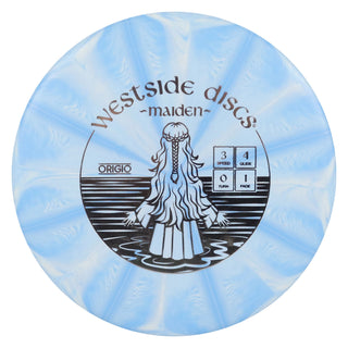 Westside Disc Golf Origio Burst Maiden Putter 3/4/0/1 Sky Blue/Silver 175 grams