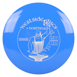 Westside Disc Golf Tournament Northman Fairway Driver 10/5/-1/2 Blue/White 175 grams