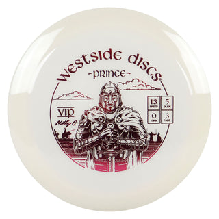 Westside Disc Golf VIP Prince Distance Driver 13/5/0/3 White/Red 174 grams