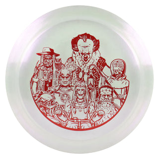 Westside Disc Golf VIP Glimmer Halloween Boatman Distance Driver 11/5/0/2 Clear Pink ColorShift/Red 175 grams