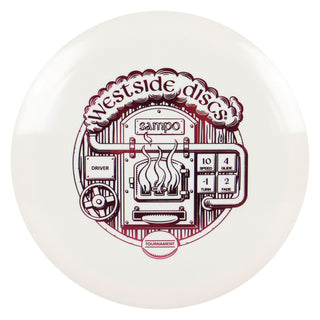 Westside Disc Golf Tournament Sampo Fairway Driver 10/4/-1/2 White/Red 176 grams