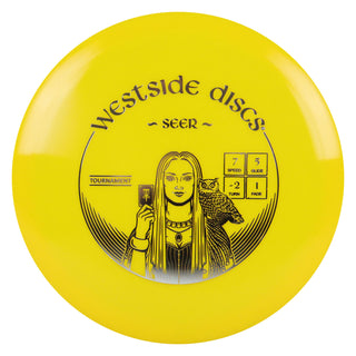 Westside Disc Golf Tournament Seer Fairway Driver 7/5/-2/1 Yellow/Silver 176 grams
