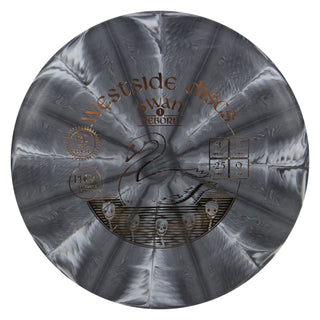 Westside Disc Golf BT Soft Burst Swan 1 Reborn Putter 3/3/-2.5/0 Black/Gold 173 grams