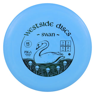 Westside Disc Golf BT Soft Swan 2 Putter 3/3/-1/0 Blue/Green 175 grams